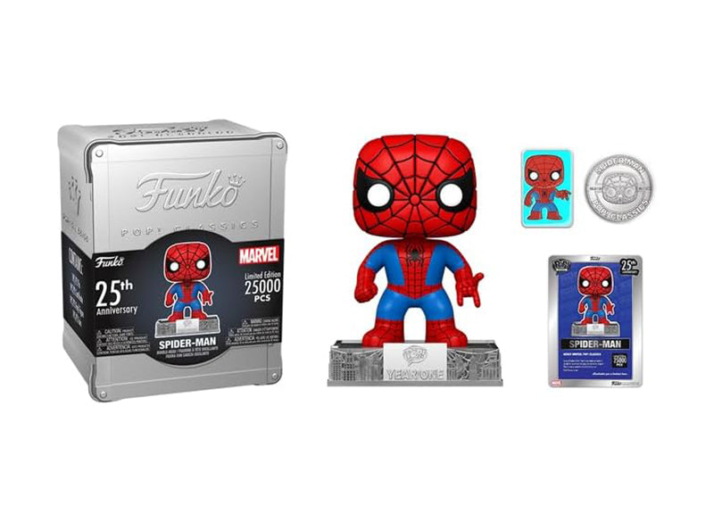 FUNKO POP CLASSIC! SPIDER-MAN 25TH EDITION 🕷️🟥