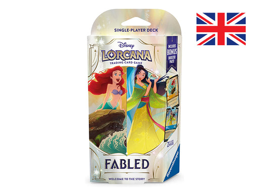 Disney Lorcana Starter Deck Sapphire/Amber: Ariel & Mulan (ENG)🔥🐉