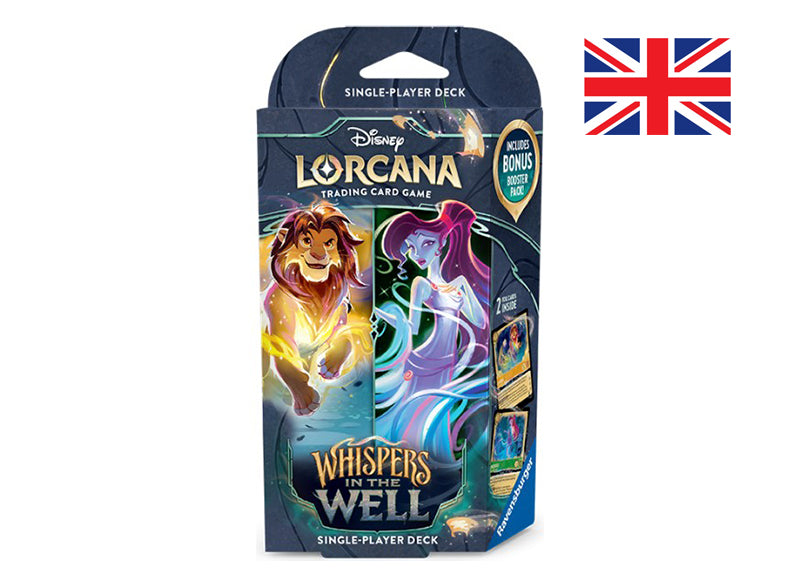 Disney Lorcana – Starter Deck Emerald/Amber: Simba & Megara (ENG) 🦁✨