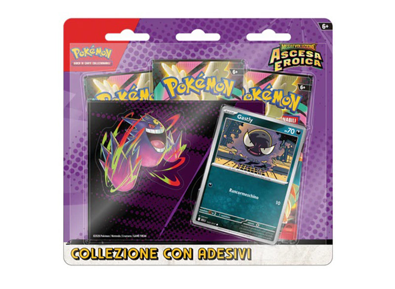 Pokèmon - Ascesa Eroica – Gastly – Tech Sticker Collection 👻⚙️