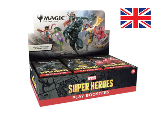 Magic: The Gathering – Universes Beyond: Superheroes – Play Booster Display (ENG) 💥🦸‍♂️