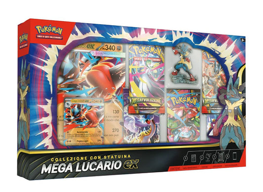 Pokémon – Collezione con Statuina Mega Lucario-ex 💥🐺