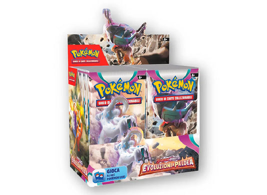 Pokémon GCC – Scarlatto e Violetto: Evoluzioni di Paldea – Booster Box (36 Buste) 🌿🔥⚡