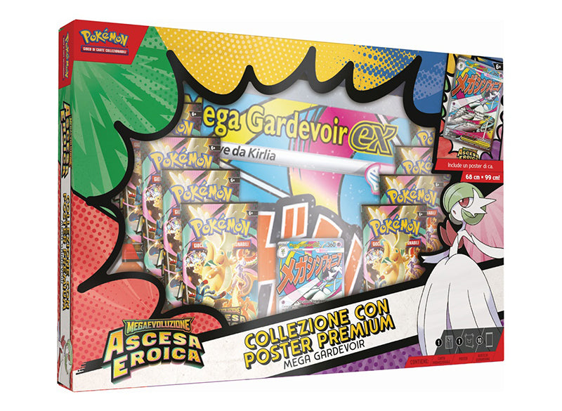 Pokémon – Ascesa Eroica – Collezione Premium con Poster Mega Gardevoir ✨💫