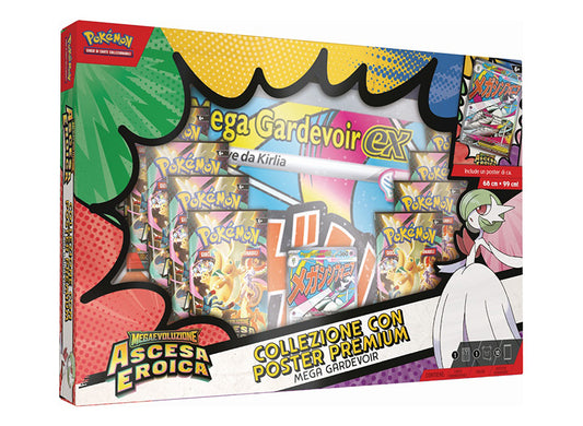 Pokémon – Ascesa Eroica – Collezione Premium con Poster Mega Gardevoir ✨💫
