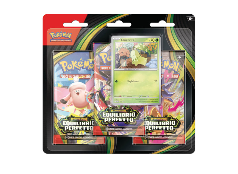 Pokémon GCC – Megaevoluzione - Equilibrio Perfetto – Blister 3 buste 🧬✨