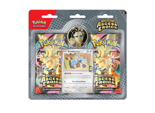 Pokèmon - Ascesa Eroica – Komala di Ubaldo – 2-Pack Blister 😴🌙